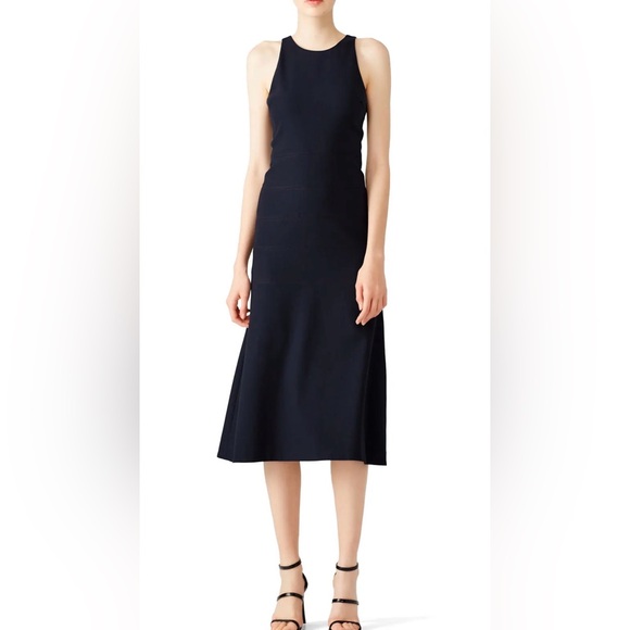 Elizabeth and James Dresses & Skirts - Elizabeth and James Navy Blue Marley Dress Designer Fitted Sleeveless Midi sz 6